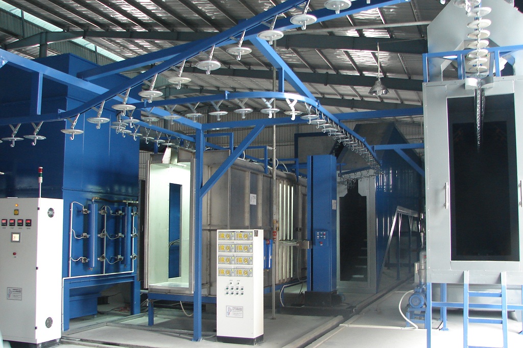 Paint production line
